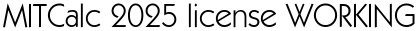 MITCalc 2025 license WORKING