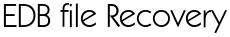 EDB file Recovery 